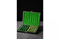 Kasetka drewniana Lux Black na figury No 5